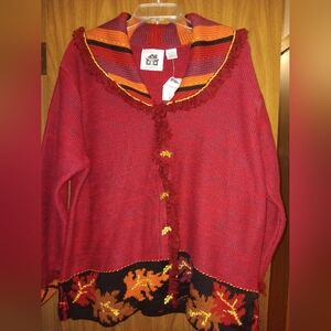 NEW STORY BROOK KNITS SWEATER CARDIGAN